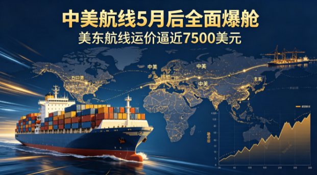 中美航線運價飆升背後的供應鏈重構