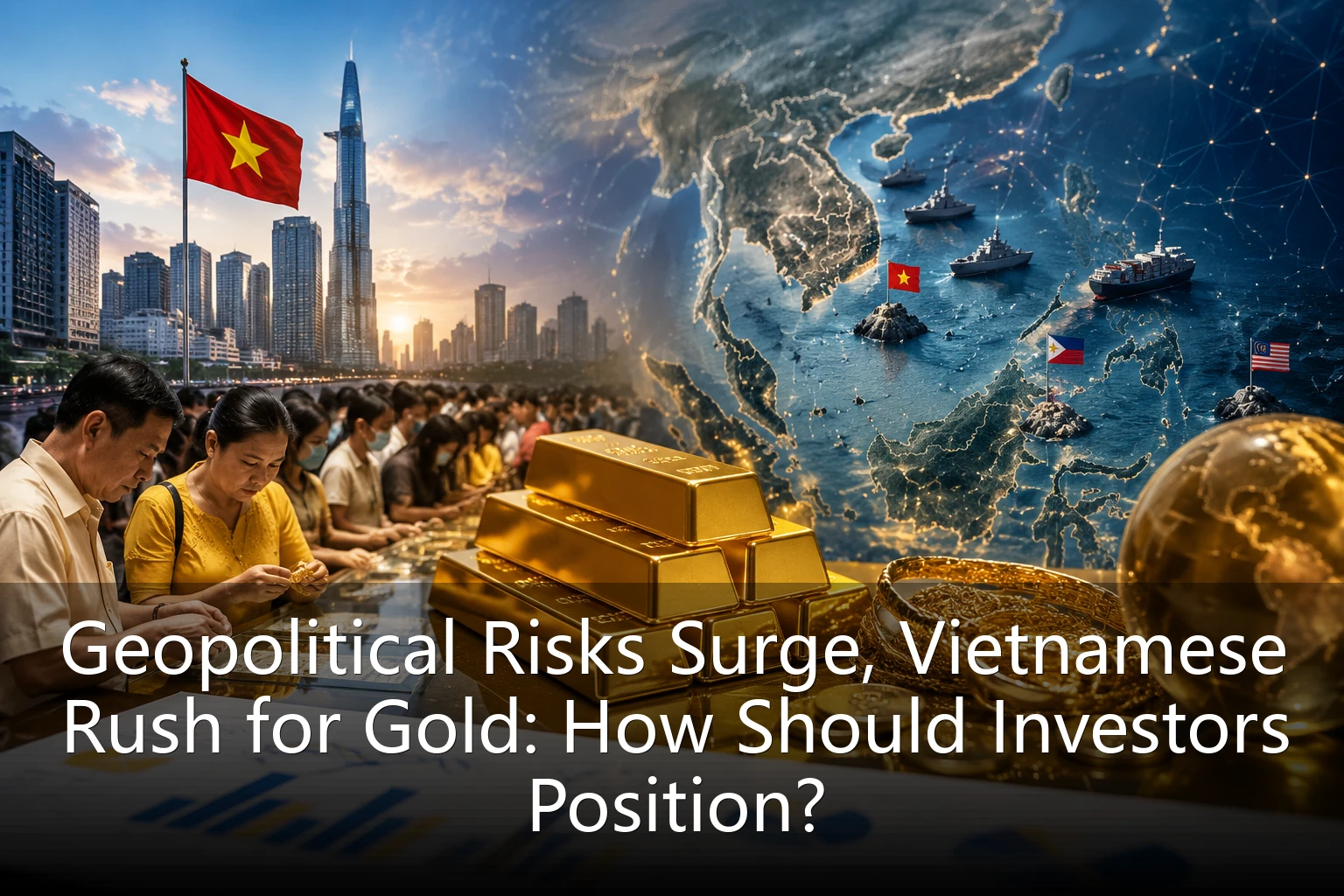 Geopolitical Risks Surge, Vietnamese Rush for Gold: How Should Investors Position?