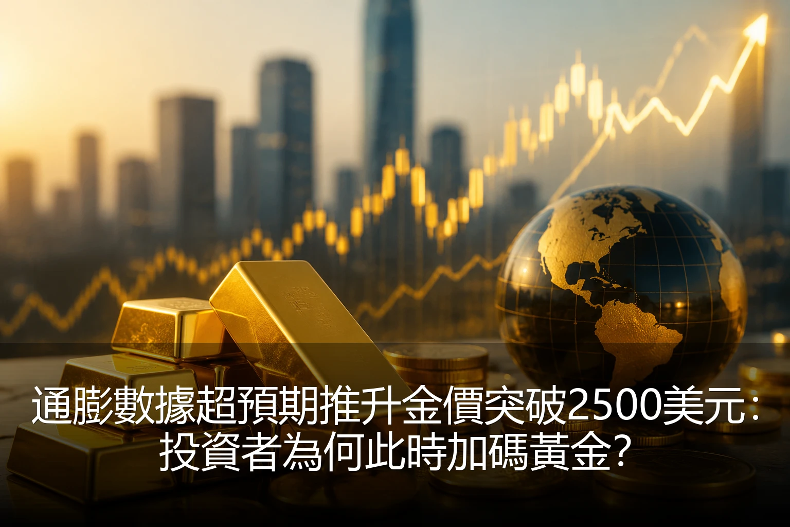 通膨數據超預期推升金價突破2500美元：投資者為何此時加碼黃金？