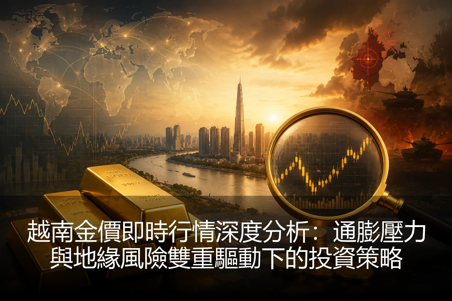 越南金價即時行情深度分析：通膨壓力與地緣風險雙重驅動下的投資策略