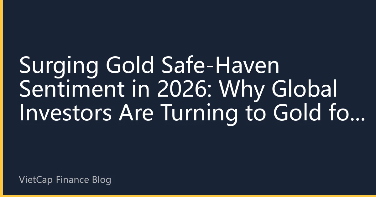 Surging Gold Safe-Haven Sentiment in 2026: Why Global Investors Are Turning to Gold for Wealth Preservation