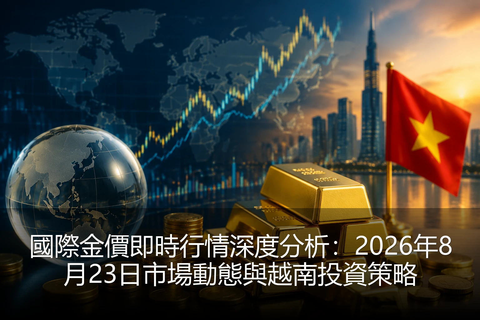 國際金價即時行情深度分析：2026年8月23日市場動態與越南投資策略